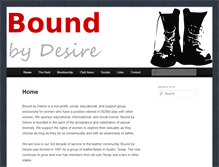 Tablet Screenshot of boundbydesire.org